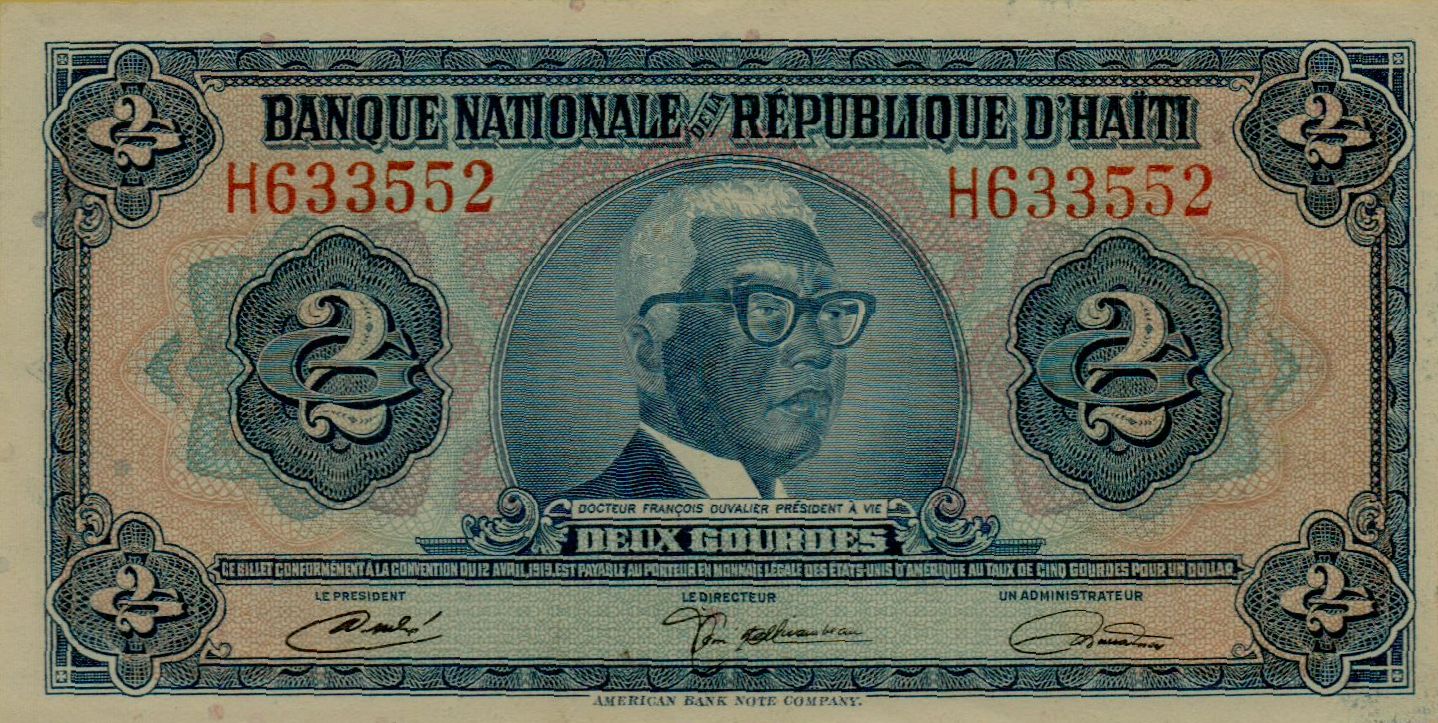 Haiti 2 1971 UNC P-201